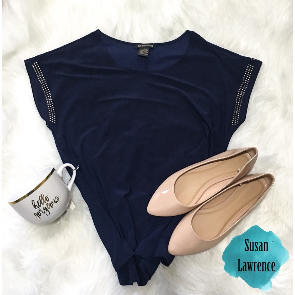 Susan Lawrence Studded Blouse